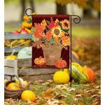 Harvest Terra Cotta Garden Flag | Fall, Decorative, Garden, Flags
