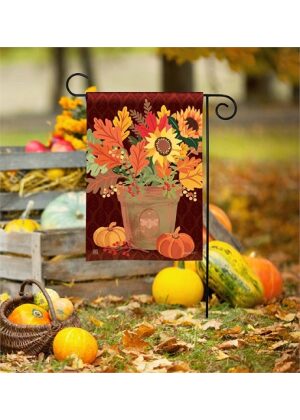 Harvest Terra Cotta Garden Flag | Fall, Decorative, Garden, Flags