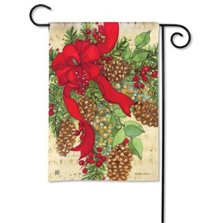 Holiday Swag Garden Flag | Christmas, Winter, Garden, Flags