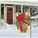 Holiday Swag Garden Flag | Christmas, Winter, Garden, Flags