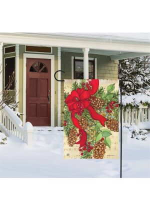 Holiday Swag Garden Flag | Christmas, Winter, Garden, Flags