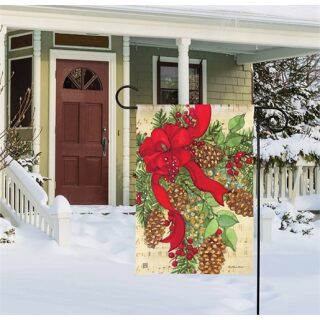 Holiday Swag Garden Flag | Christmas, Winter, Garden, Flags