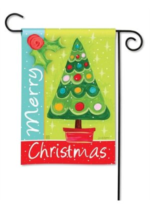 Merry Christmas Tree Garden Flag | Christmas, Yard, Garden, Flag