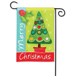 Merry Christmas Tree Garden Flag | Christmas, Yard, Garden, Flag