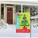 Merry Christmas Tree Garden Flag | Christmas, Yard, Garden, Flag