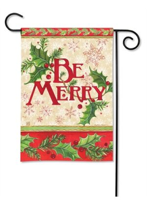 Merry Hollydays Garden Flag | Christmas, Yard, Garden Flags