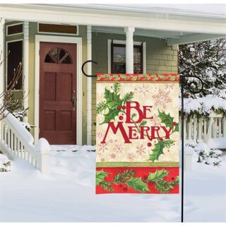 Merry Hollydays Garden Flag | Christmas, Yard, Garden Flags