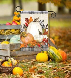 Pumpkin Season Garden Flag | Fall, Decorative, Garden, Flags