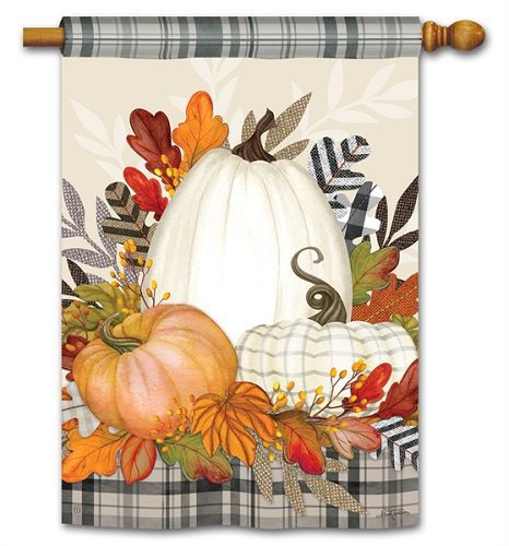 Pumpkin Season House Flag | Fall Flags | House Flags | Yard Flag