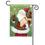 Santa Claus Garden Flag | Christmas, Decorative, Garden, Flags