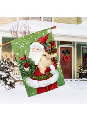 Santa Claus House Flag | Christmas, Decorative, House, Flags