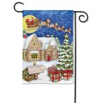 Santa Workshop Garden Flag | Christmas, Yard, Garden, Flags