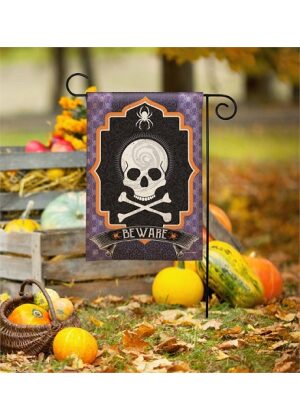 Skeleton Beware Garden Flag | Halloween, Yard, Garden, Flags