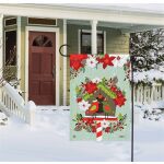 Snowbirds Garden Flag | Christmas, Bird, Floral, Garden, Flags