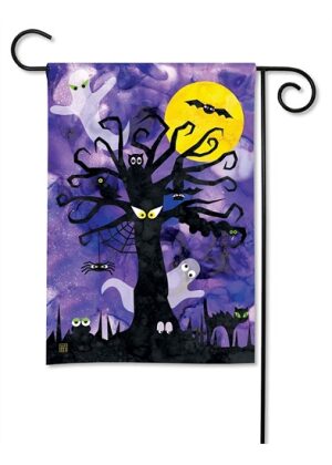 Spooky Tree Garden Flag | Halloween, Decorative, Garden, Flags