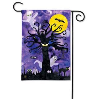 Spooky Tree Garden Flag | Halloween, Decorative, Garden, Flags