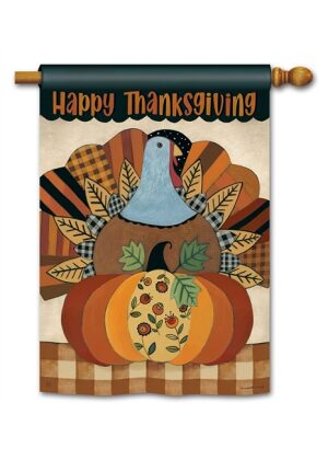 Thanksgiving Turkey House Flag | Thanksgiving, Yard, House, Flag