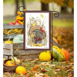 Turkey Hideout Garden Flag | Thanksgiving, Bird, Garden, Flags