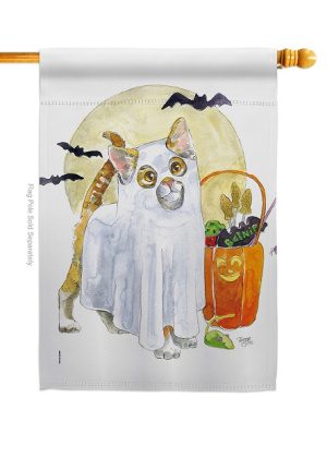 Ghost Cat House Flag | Halloween, Double Sided, House, Flags