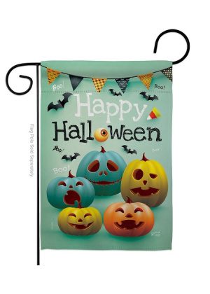 Pumpkin Patch Boo Garden Flag | Halloween, Cool, Garden Flags