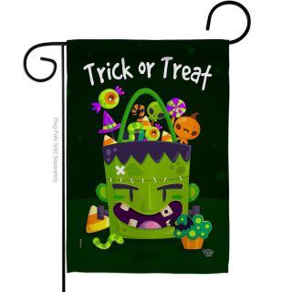 Sweet Monster Treat Garden Flag | Halloween, Cool, Garden Flags