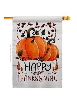 Thankful Blessed House Flag | Thanksgiving, Yard, House Flags