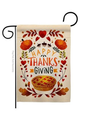 Thankful Giving Garden Flag | Thanksgiving, Cool, Garden, Flags