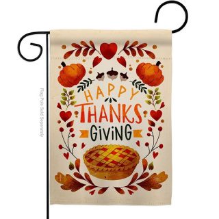 Thankful Giving Garden Flag | Thanksgiving, Cool, Garden, Flags