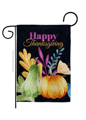 Thanksgiving Pumpkin Garden Flag | Thanksgiving, Garden, Flags