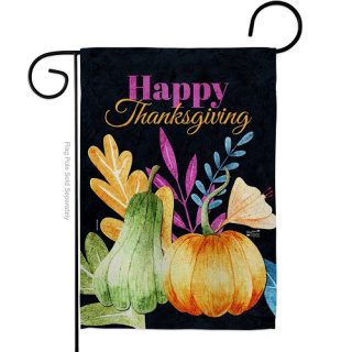 Thanksgiving Pumpkin Garden Flag | Thanksgiving, Garden, Flags