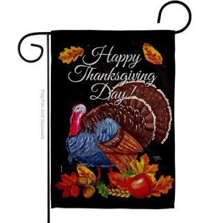 Thanksgiving Turkey Garden Flag | Thanksgiving, Garden, Flags