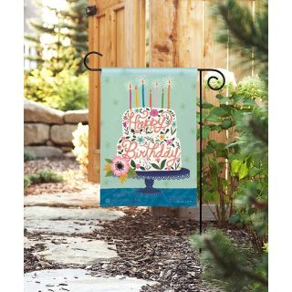 Birthday Cake Garden Flag | Birthday, Celebration, Garden, Flags