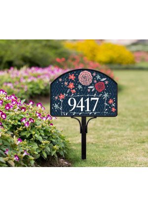 Charming Rose Yard Sign | Yard Signs | Address Plaques