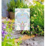 Easter Bunnies Garden Flag | Easter, Decorative, Garden, Flags
