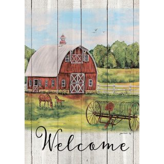 Farm Welcome Flag | Welcome, Farmhouse, Decorative, Flags