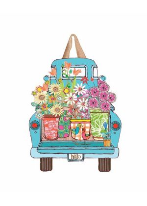 Flower Truck Door Décor | Door Hangers | Door Décor | Door Art