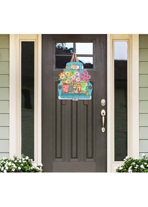 Flower Truck Door Décor | Door Hangers | Door Décor | Door Art