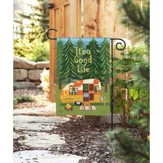 Good Life Garden Flag | Inspirational, Summer, Garden, Flags