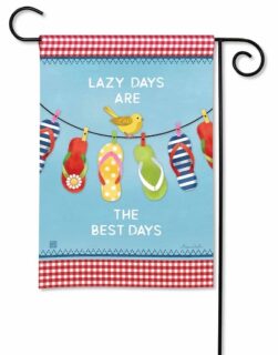 Lazy Days Garden Flag | Inspirational, Bird, Summer, Garden, Flag