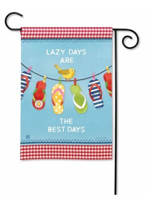 Lazy Days Garden Flag | Inspirational, Bird, Summer, Garden, Flag