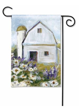 Meadow Brook Barn Garden Flag | Spring, Floral, Garden, Flags