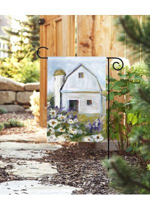 Meadow Brook Barn Garden Flag | Spring, Floral, Garden, Flags