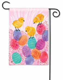 Spring Chicks Garden Flag | Easter, Decorative, Garden, Flags