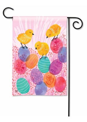 Spring Chicks Garden Flag | Easter, Decorative, Garden, Flags