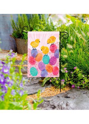 Spring Chicks Garden Flag | Easter, Decorative, Garden, Flags