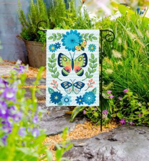 Spring Wings Garden Flag | Spring, Floral, Yard, Garden, Flags