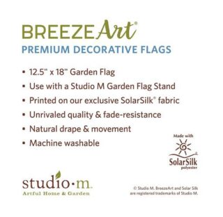 Studio M BreezeArt Flag Info | Decorative, Garden, Flags