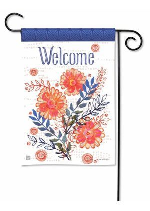 Summer Rush Garden Flag | Welcome, Floral, Yard, Garden, Flags