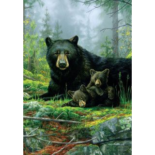 Three Bears Flag | Animal, Wildlife, Spring, Decorative, Cool, Flags