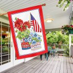 Vintage Patriotic House Flag | Patriotic, 4th of July, House, Flags